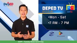 EAPP  - Tuesday Week3 Q3 ETUlay