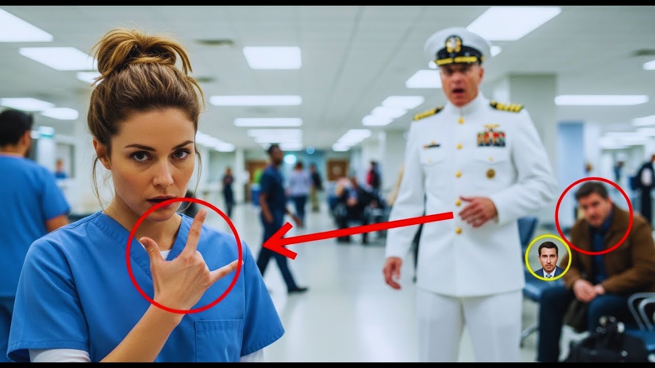 The Nurse Made Silent Signal to a Navy Admiral at the Airport— What Happened Next Changed Everything