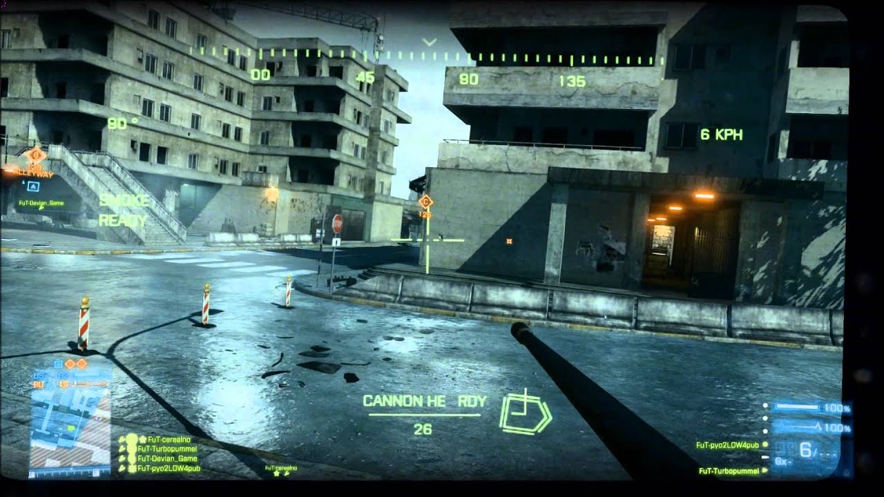 BF3 Clanbase: FuT (882) vs. HeX (0) | Grand Bazaar / Caspian Border | 8on8 Ladder