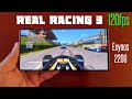 Samsung Galaxy S22 Ultra Real Racing 3 120Fps |WQHD+ 1440P Resolution| 120Hz In-Game Fps Monitor