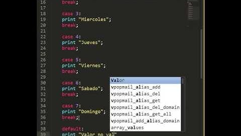 Estructuras de control basicas en php