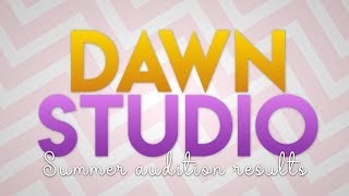 [DS] SUMMER AUDITION RESULTS