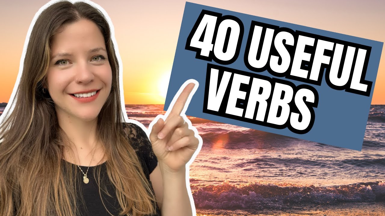 Learn 40 English Action Verbs in 3 Just Minutes! YouTube
