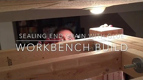 (17) Workbench Build: Sealing End Grain With Glue
