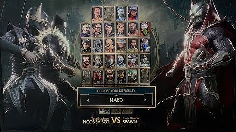 Mortal Kombat 11 - The Batman Who Laughs Vs Spawn (HARD Difficulty) Gameplay