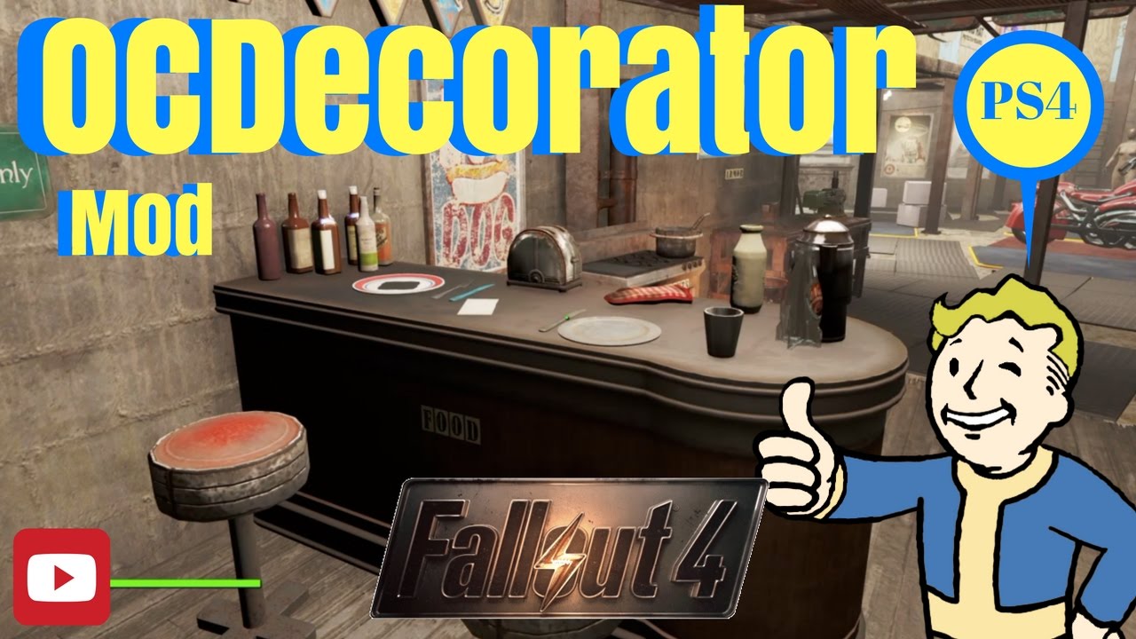 OCDecorator Mod PS4 Fallout 4