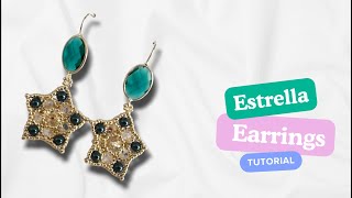 Tutorial Orecchini Estrella  Come incastonare un rivoli Swarovski da 8mm