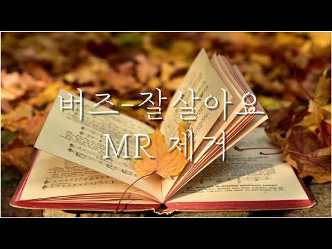 버즈 잘살아요 MR제거 (민경훈의 데뷔 초 음색)