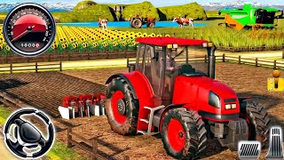 Real Tractor Driving Simulator 3D - Grand Farming Transport Walkthrough - Android GamePlay screenshot 1