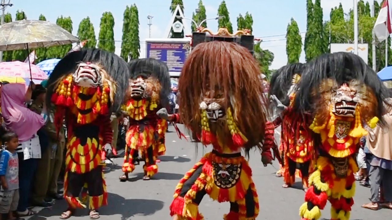 Barongan Gembong Aji Joyo Kirab Budaya Blora Jawa Tengah