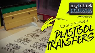 Plastisol heat transfers - screen printing