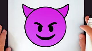 How To Draw The Devil Emoji