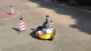 Our approach for following circular reference with collision avoidance