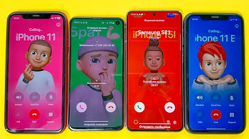 Incoming & Outgoing Calls Samsung S10e+Samsung S22 vs IPhone 11 + IPhone 12