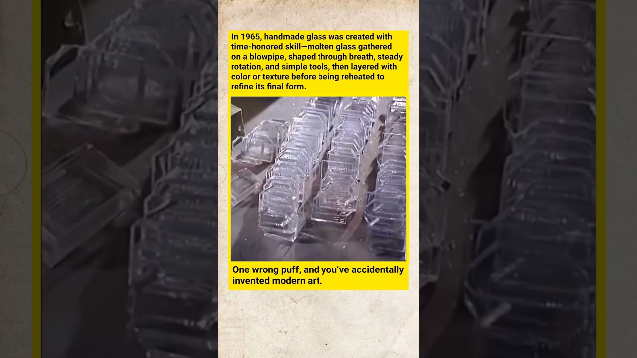 I Can't Believe This Is How Glass Was Made in 1965 | Hand-Blown Art