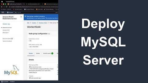 Deploy MySQL Server