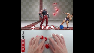 Instant QC Back from Walk Forward #HitBox #HowToHitBox #KOF #KOFXV #Leverless