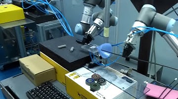 CiRA CORE : collaborative robotic arms for door locks cables manufacturing