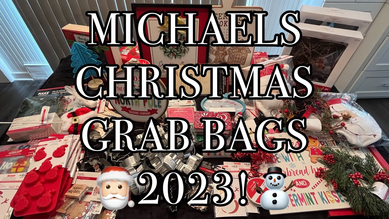 MICHAELS CHRISTMAS GRAB BAGS 2023! (PART 1) YouTube