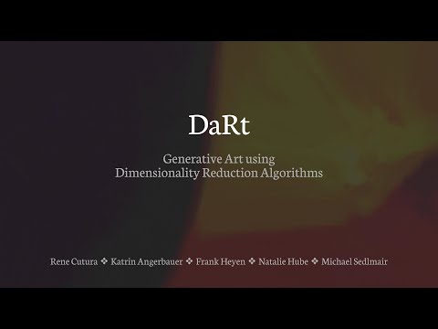 DaRt: Generative Art using Dimensionality Reduction Algorithms