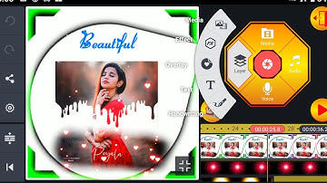 how to create colourful lyrical WhatsApp status video, edit in kinemaster love lyrical videos Telugu