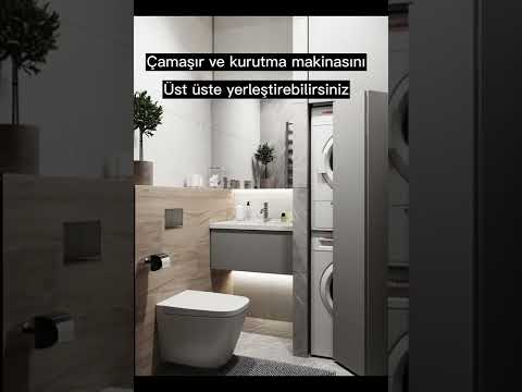 Küçük ölçüde banyo/ minik banyo fikirleri. Küçük banyo tasarımı #banyotemizligi #banyoutube