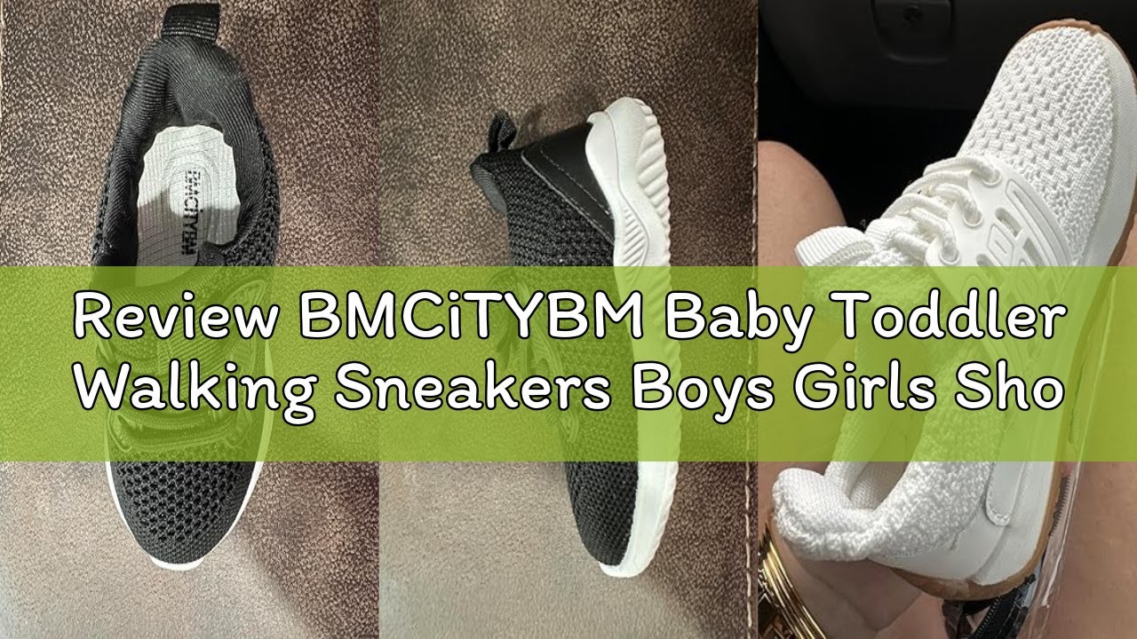 Review BMCiTYBM Baby Toddler Walking Sneakers Boys Girls Shoes