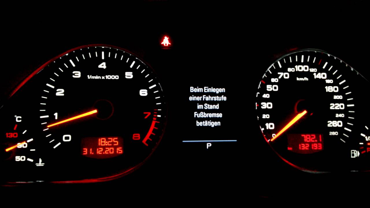 Audi A6 C6 3.0TFSI CAJA Disabled Standing 4000rpm REV Limiter