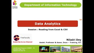 Session 10: Reading from Excel & CSV Final