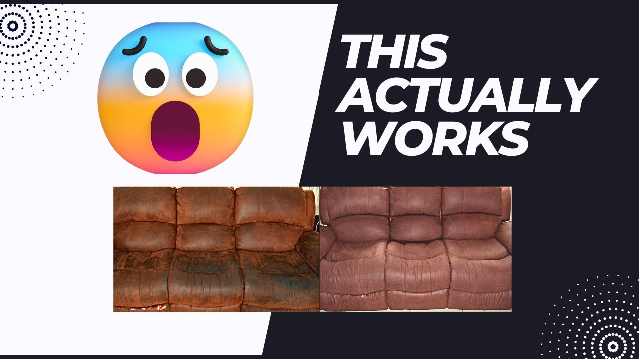BEST WAY TO CLEAN YOUR MICROFIBER COUCH/FAST & EASY/1 INGREDIENT/ NO MORE  STAINS! / 