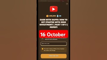 EARN WITH DAPPS: HOW TO GET STARTED WITH ZERO INVESTMENT! | PART 1 OF 5 | MEMEFI #memefi