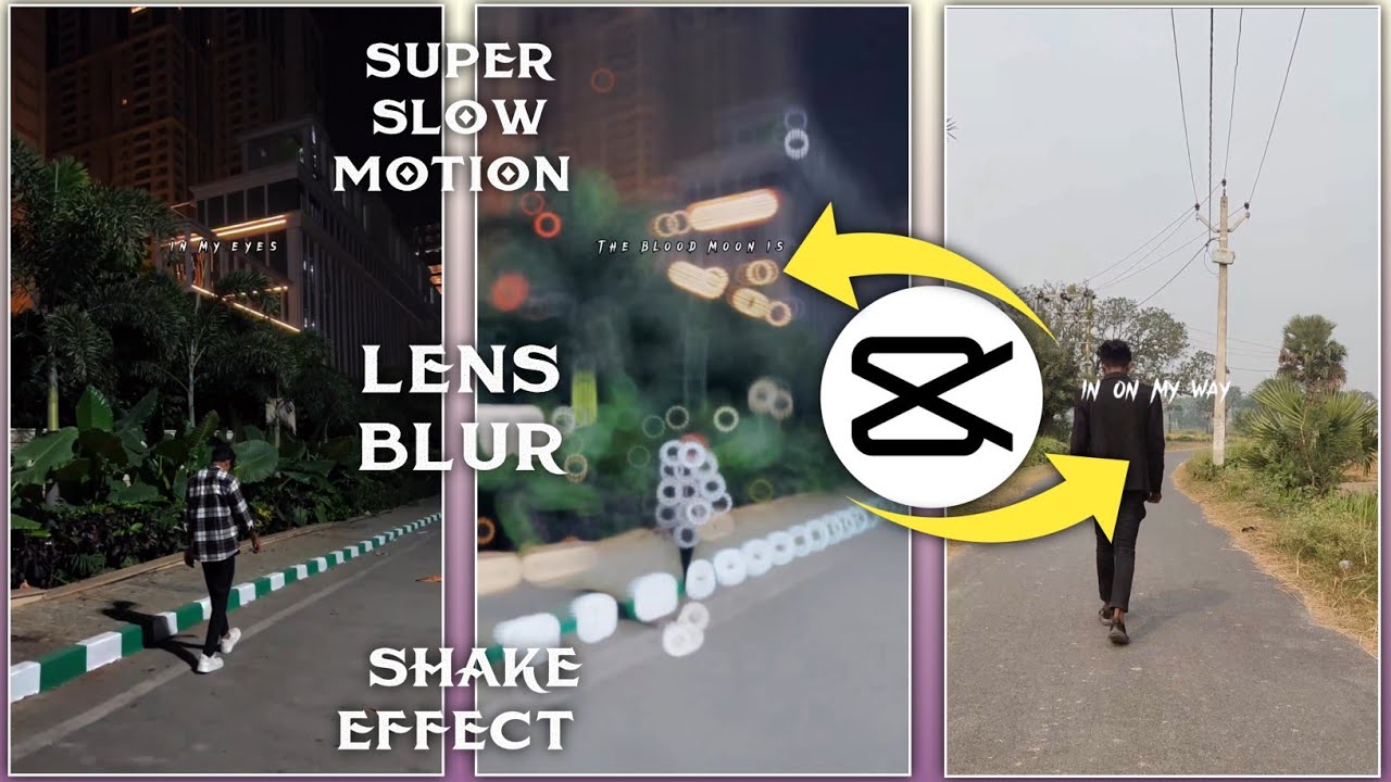 Super Slowmotion Reels editing in Capcut ll Capcut lens blur