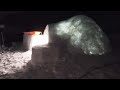 Leuchtendes Iglu in der Nacht ‼️