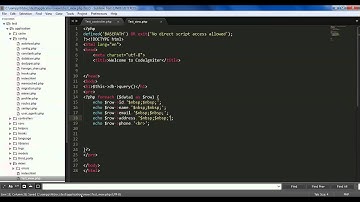 CodeIgniter  query builder class part-2