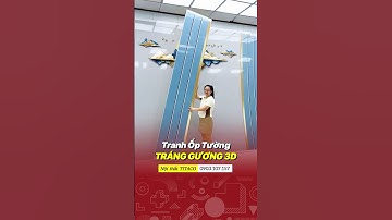 Tranh tráng gương 3d pvc ốp tường trang trí #shortvideo #shorts