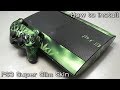 How to install our PS3 Super Slim Skin