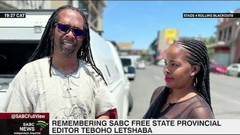 SABC Free State Editor Teboho Letshaba passes away
