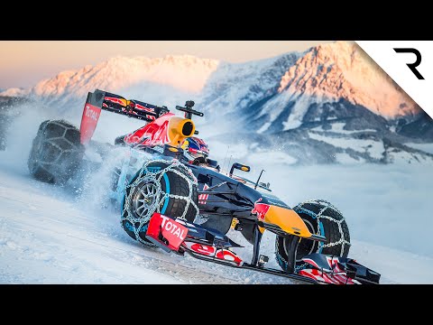 12 crazy stunts Red Bull did with F1 cars