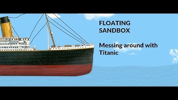 Messing around with ships in Floating sandbox