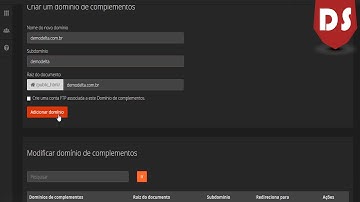 Adicionando domínio adicional em seu cPanel