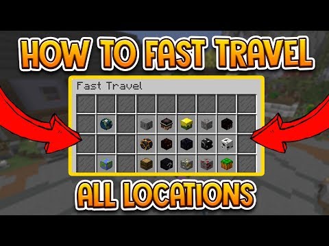 Hypixel Skyblock | HOW TO UNLOCK ALL FAST TRAVEL LOCATIONS! (NEW UPDATE)