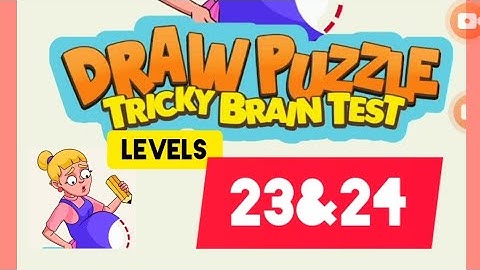 #Draw puzzle :Tricky Brain test gameplay #Level23 #Level24