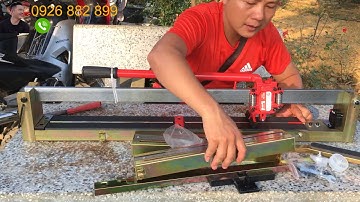 Chi Tiết Về Bàn Cắt Gạch Một Trục Màu Đồng | DỤNG CỤ CÔNG TRÌNH