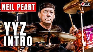 Video thumbnail of "Neil Peart Drum Intro "YYZ" Breakdown | "YYZ" by Rush | Neil Peart Drum Lesson"