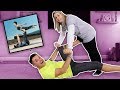 EXTREME COUPLES YOGA GONE WRONG!! *SHE FELL*