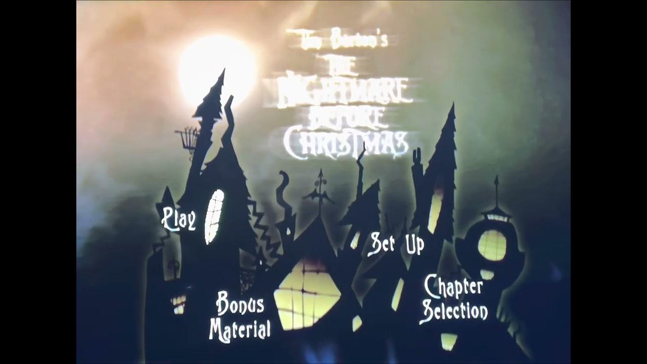 Nightmare Before Christmas DVD Menu!! YouTube
