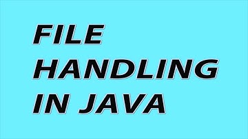 reading and writing files in java | Java programs for beginners | java tutorial for beginners