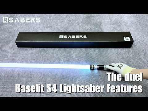 The Twin I Baselit S4 Lightsaber Features | One-Button | Nsabers