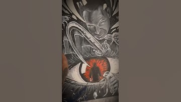 This was a fun project I added some props. #fyp #viral  #subscribe #halloween #artforsalebyartist