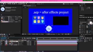 3-Adobe After Effects: AEP Dosya Uzantısı
